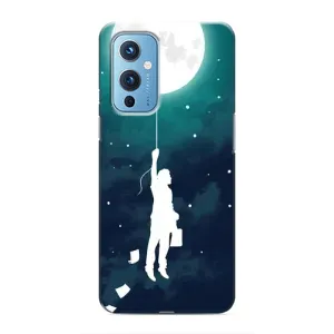 Чехол (ТПУ) с планетами на OnePlus 9 (To The moon)