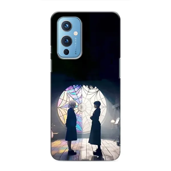 Чехол с рисунком «Уэнсдей и Энди» для OnePlus 9 Чехол с рисунком «Уэнсдей и Энди» для OnePlus 9