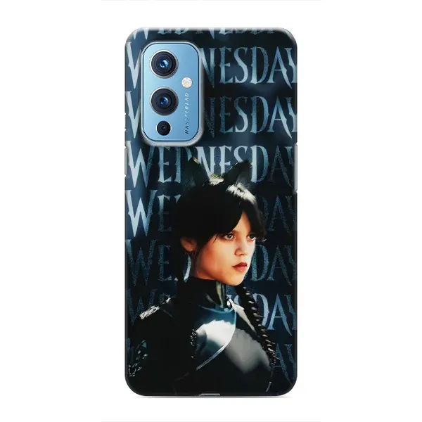Чехол с рисунком «Уэнздей с ушками» для OnePlus 9 Чехол с рисунком «Уэнздей с ушками» для OnePlus 9