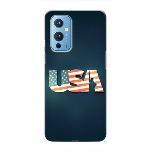Чехол Флаг USA для OnePlus 9 (USA)