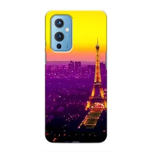 Чехол с Эйфелевой башней на OnePlus 9 (Яркая башня)