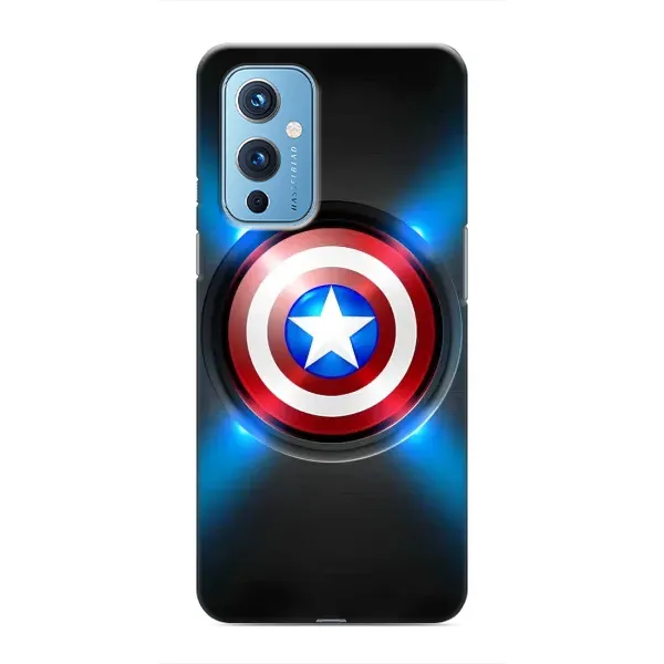 Чехол с рисунком «Яркий Щит Капитана» для OnePlus 9 Чехол с рисунком «Яркий Щит Капитана» для OnePlus 9