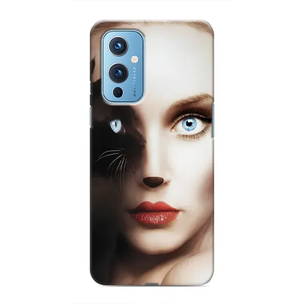 Чехол с рисунком «Женщина кошка» для OnePlus 9 Чехол с рисунком «Женщина кошка» для OnePlus 9
