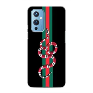 Чохли бренд ГУЧЧІ для OnePlus 9 (Змій Гуччі)