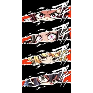 Силіконові чохлі з очіма Anime для ВанПлас 9рт (Очі на чорному)