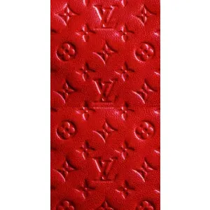 Текстурный Чехол Louis Vuitton для ВанПлас 9рт (Красный ЛВ)