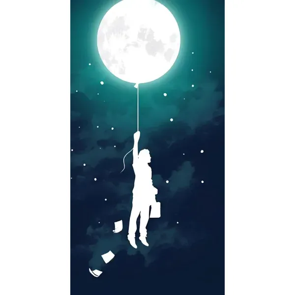 Чохол з малюнком «To The moon» для OnePlus 9RT Чохол з малюнком «To The moon» для OnePlus 9RT