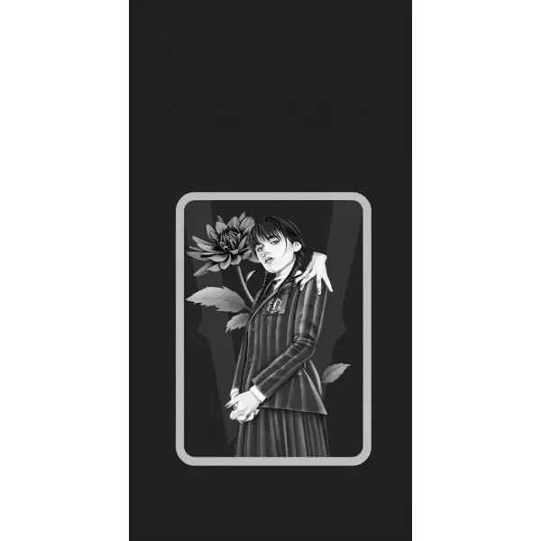 Чехол с рисунком «Венсдей картина» для OnePlus 9RT Чехол с рисунком «Венсдей картина» для OnePlus 9RT