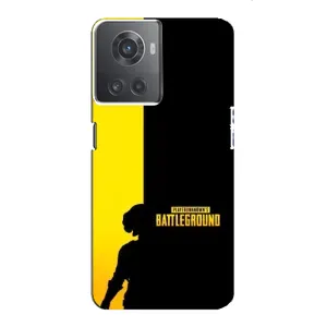 Чохол (TPU) з картинкою "Лого Пабг" на ВанПлас Ейс (10р) (Battlegrounds)