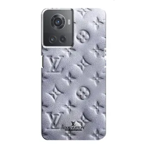 Текстурный Чехол Louis Vuitton для ВанПлас Ейс (10р) (Белый ЛВ)