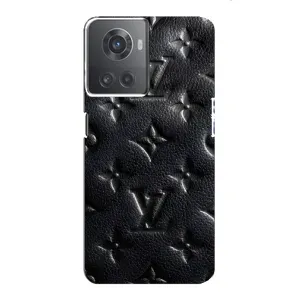 Текстурний Чохол Louis Vuitton для ВанПлас Ейс (10р) (Чорний ЛВ)