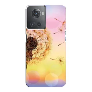 Силиконовый Чехол с одуванчиками на OnePlus ACE (10R) (Цветок-одуванчик)