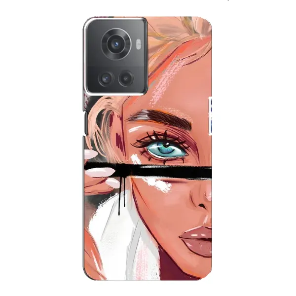 Чехол с рисунком «Девушка и ресницы» для OnePlus ACE (10R) Чехол с рисунком «Девушка и ресницы» для OnePlus ACE (10R)