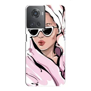 Чехол с картинкой Модные Девчонки OnePlus ACE (10R) (Девушка в халате)