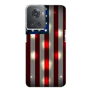 Чехол Флаг USA для OnePlus ACE (10R) (Флаг США 2)