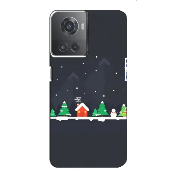 Чехол с рисунком «Город зимний» для OnePlus ACE (10R) Чехол с рисунком «Город зимний» для OnePlus ACE (10R)