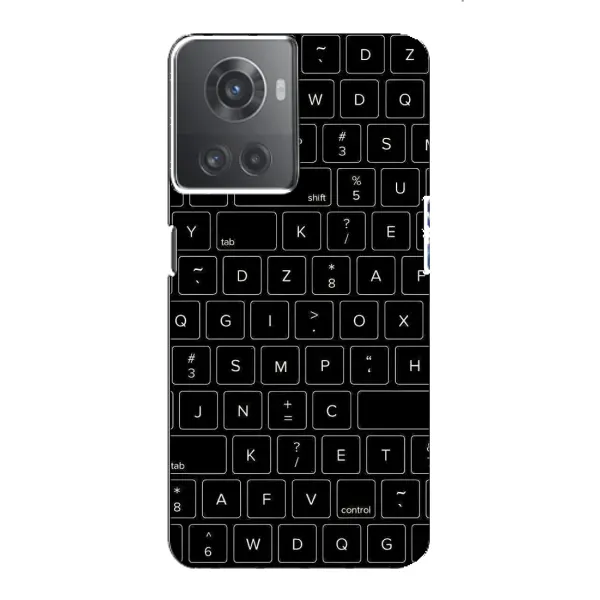 Чехол с рисунком «Клавиатура» для OnePlus ACE (10R)