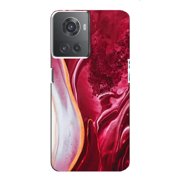 Чехол с рисунком «Красный мрамор» для OnePlus ACE (10R) Чехол с рисунком «Красный мрамор» для OnePlus ACE (10R)