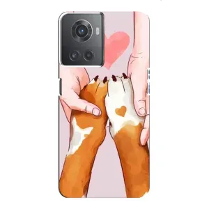 Чехол (ТПУ) Милые собачки для OnePlus ACE (10R) (Любовь к собакам)