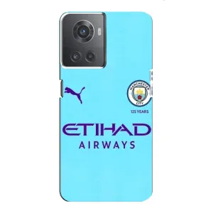 Силиконовые Чехлы принт Футбол на OnePlus ACE (10R) (Man City)