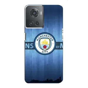 Силиконовые Чехлы принт Футбол на OnePlus ACE (10R) (ManCity)
