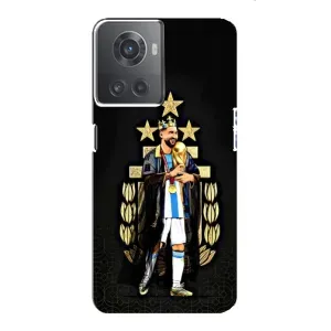 Чехлы Лео Месси Аргентина для OnePlus ACE (10R) (Месси король)