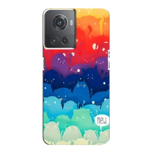 Силиконовый чехол с котиком для OnePlus ACE (10R) (Mew)