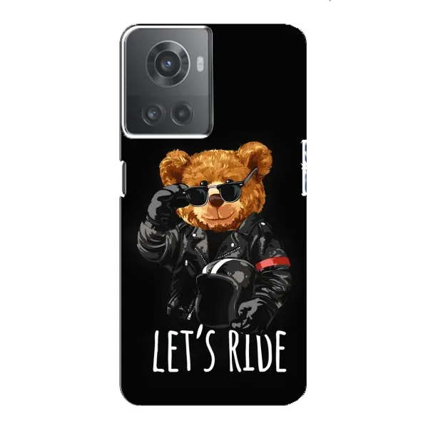 Чехол с рисунком «Модный Мишка» для OnePlus ACE (10R) Чехол с рисунком «Модный Мишка» для OnePlus ACE (10R)
