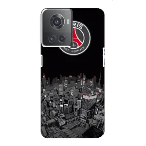 Силиконовые Чехлы принт Футбол на OnePlus ACE (10R) (PSG)