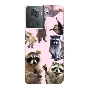 Силиконовый Чехол с Енотами на OnePlus ACE (10R) (Смешные Еноты)