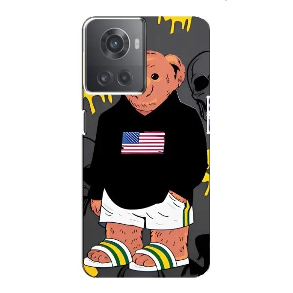 Чехол с рисунком «Teddy USA» для OnePlus ACE (10R) Чехол с рисунком «Teddy USA» для OnePlus ACE (10R)