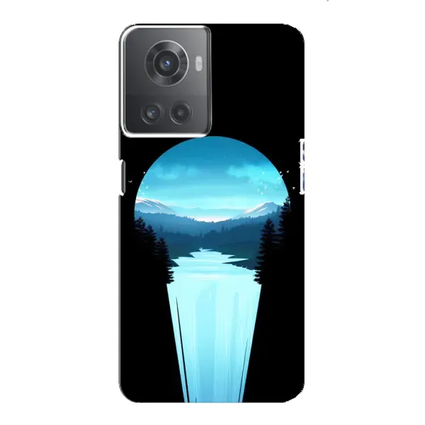 Чехол с рисунком «Синий Водопад» для OnePlus ACE (10R)