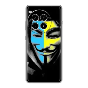 Чехол с Украинской символикой на Ван Плас Эйс 3 Про (Анонимус патриот)