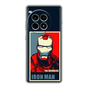 Чехол Супергерой Железный человек на OnePlus Ace 3 Pro (Art Iron man)