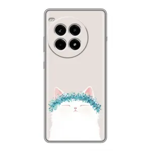 Чохол на тематику: Коти для OnePlus Ace 3 Pro (Білий котик)