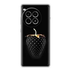 Чехол с изображением вкусной еды для OnePlus Ace 3 Pro (Чёрная клубника)