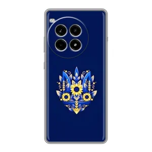 Чехол Укр Символика для OnePlus Ace 3 Pro (Цветущий Герб)