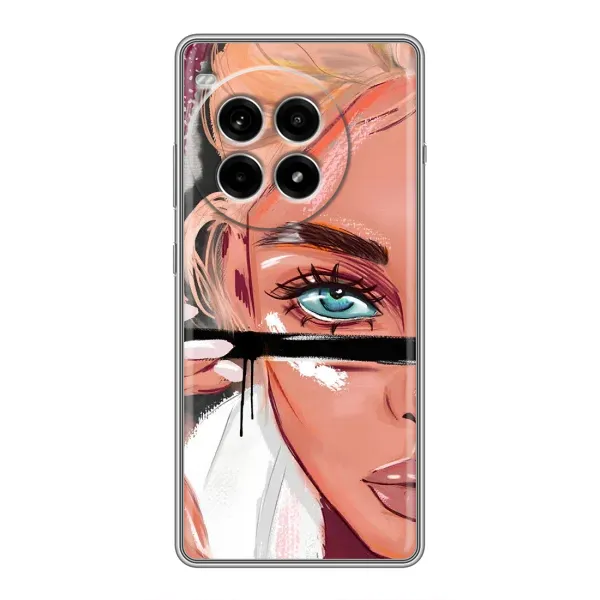 Чехол с рисунком «Девушка и ресницы» для OnePlus Ace 3 Pro Чехол с рисунком «Девушка и ресницы» для OnePlus Ace 3 Pro