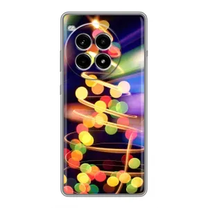 Чехол Новогодняя Елка на OnePlus Ace 3 Pro (Гирлянды)