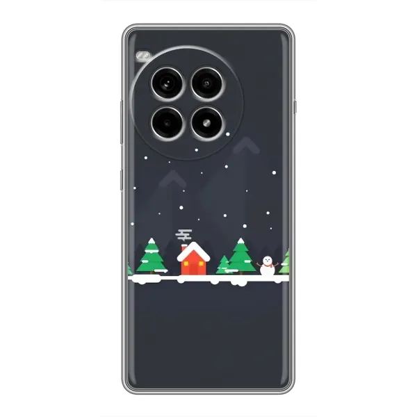 Чехол с рисунком «Город зимний» для OnePlus Ace 3 Pro Чехол с рисунком «Город зимний» для OnePlus Ace 3 Pro