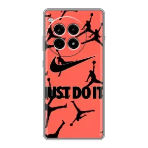 Силиконовый Чехол Nike Air Jordan на Ван Плас Эйс 3 Про (Just Do It)