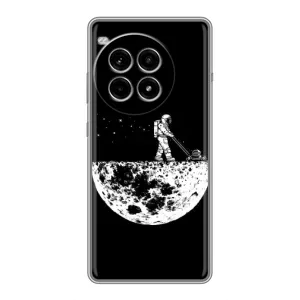 Силиконовый Чехол с принтом "Космонавты" на OnePlus Ace 3 Pro (Космонавт)
