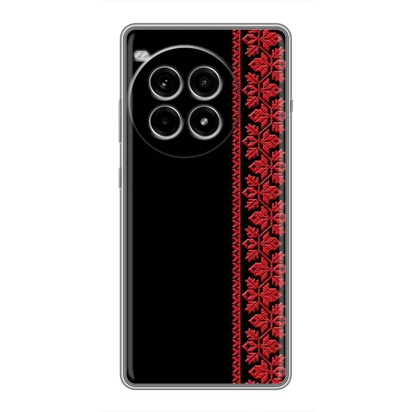 Чехол с рисунком «Красная Вышиванка» для OnePlus Ace 3 Pro Чехол с рисунком «Красная Вышиванка» для OnePlus Ace 3 Pro