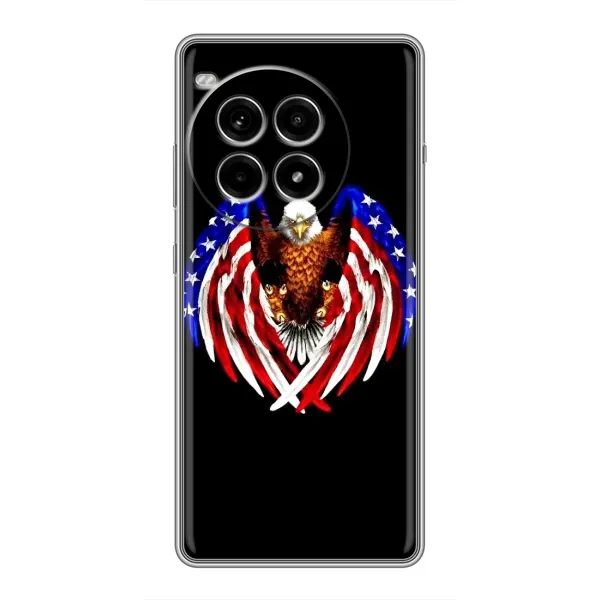 Чехол с рисунком «Крылья США» для OnePlus Ace 3 Pro Чехол с рисунком «Крылья США» для OnePlus Ace 3 Pro