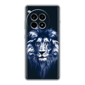 Чохол з картинкою на OnePlus Ace 3 Pro (Лев – синій)