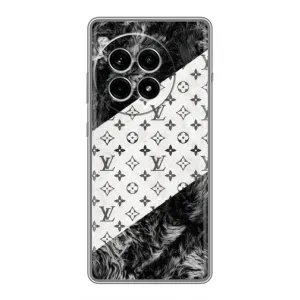Чехол Стиль Louis Vuitton на OnePlus Ace 3 Pro (LV на белом)