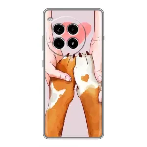 Чехол (ТПУ) Милые собачки для OnePlus Ace 3 Pro (Любовь к собакам)