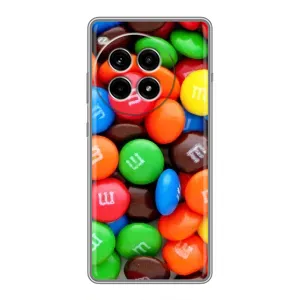 Чехол с изображением вкусной еды для OnePlus Ace 3 Pro (Разноцветные M&M'S)