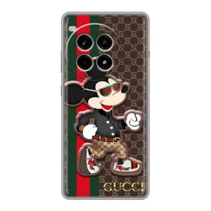 Чехлы Бренд GUCCI для OnePlus Ace 3 Pro (Маус Гуччи)