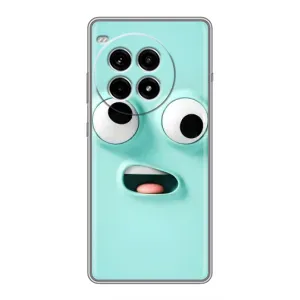Силиконовые Чехлы (смешные стикеры) для OnePlus Ace 3 Pro (Забавное мятное лицо)